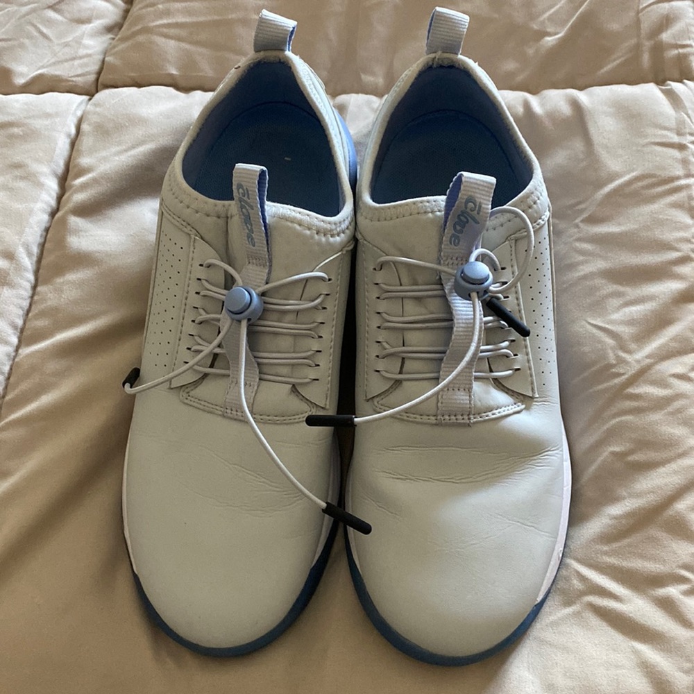 Clove healthcare shoes, size 10, gray/blue, barely worn
